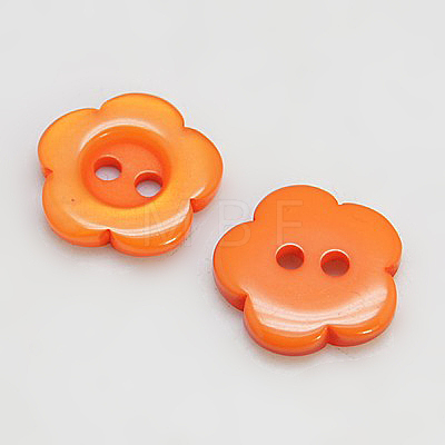 Resin Buttons RESI-D031-15mm-06-1