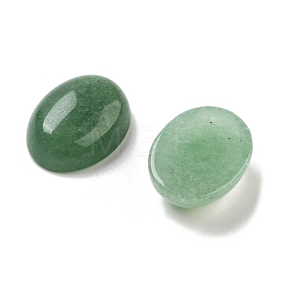 Natural Green Aventurine Cabochons G-G145-01B-39-1