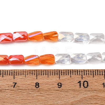Electroplate Glass Beads Strands EGLA-D300-05-14-1