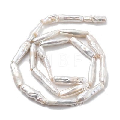 Natural Baroque Keshi Pearl Beads Strands PEAR-P064-05A-01A-1