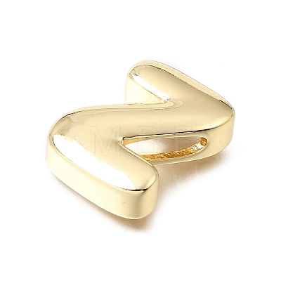 Brass Slide Charms KK-E802-33G-Z-1
