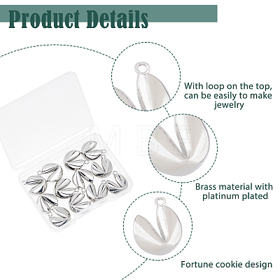 12Pcs Brass Pendants KK-HS0001-83P-1
