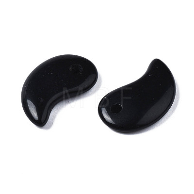 Synthetic Black Stone Pendants G-S356-17A-09-1