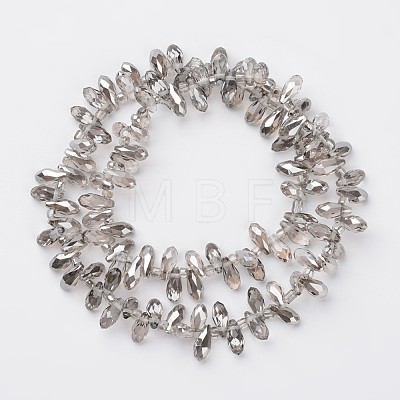 Electroplate Glass Beads Strands EGLA-G006-PL01-1