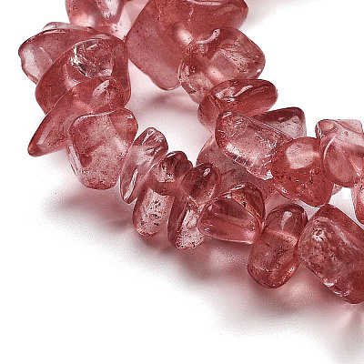 Transparent Crackle Glass Beads Strands GLAA-U004-01I-1