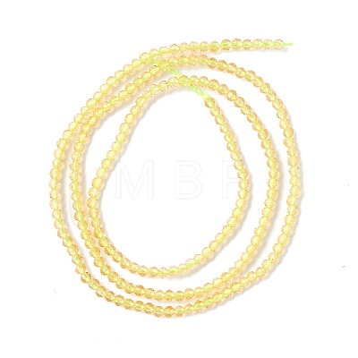 Transparent Glass Beads Strands GLAA-C019-01A-10-1