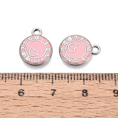 Rack Plating Alloy Enamel Pendants ENAM-N070-01A-02P-03-1