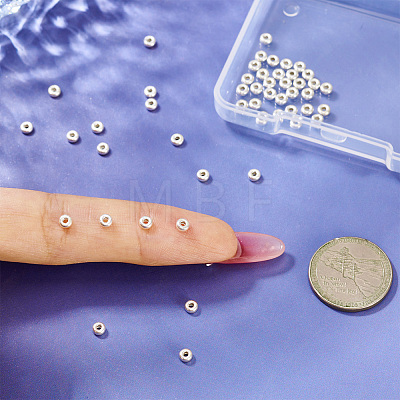 925 Sterling Silver Spacer Beads STER-TA0001-40A-1