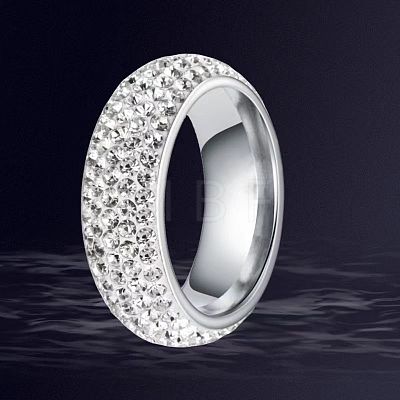 Titanium Steel Finger Rings for Women WGAEC69-04-1