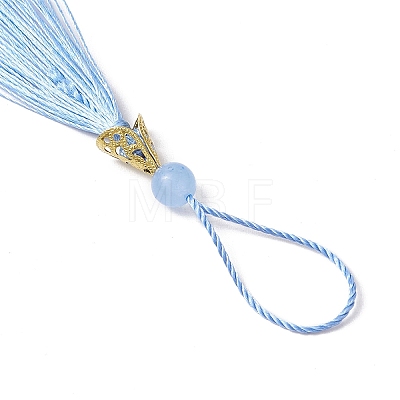 Polyester Tassel Pendant Decoration HJEW-JM03005-06-1