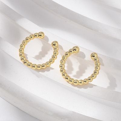 Brass Cuff Earrings EJEW-L244-02G-1
