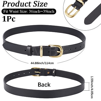 Cowhide Waist Belts AJEW-WH20070-229A-1