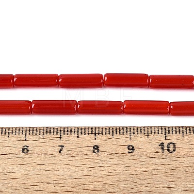 Opaque Solid Color Glass Beads Strands GLAA-N070-01A-C01-1