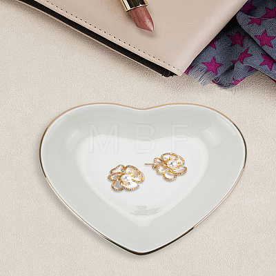 1Pc Porcelain Jewelry Holder Tray ODIS-LP0001-12-1