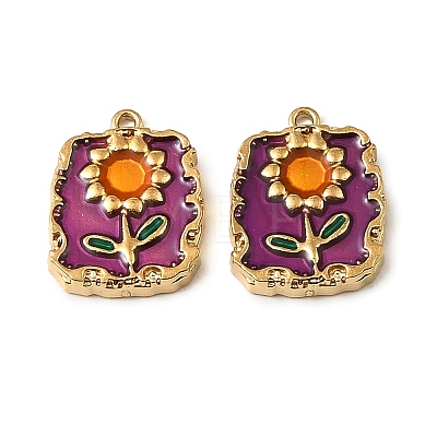 304 Stainless Steel Enamel Pendants STAS-I371-09G-01-1