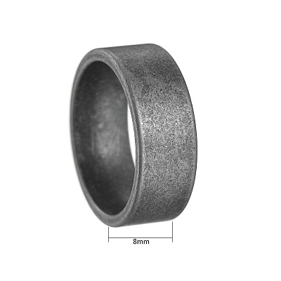 Titanium Steel Finger Rings for Men WGDF4AB-74-1