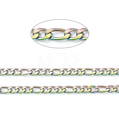 Ion Plating(IP) 304 Stainless Steel Figaro Chain STAS-H146-02MC-1
