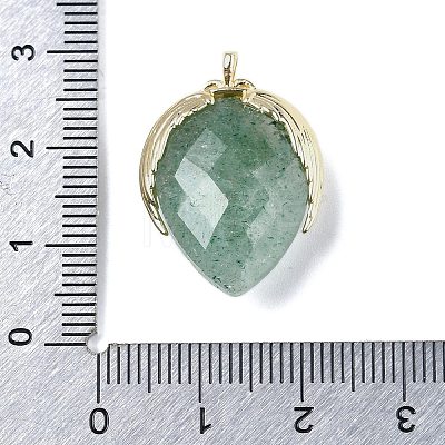 Natural Strawberry Quartz Pendants G-U019-01G-03-1