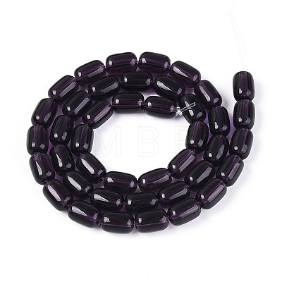 Transparent Glass Beads Strands GLAA-T028-14T-A04-1