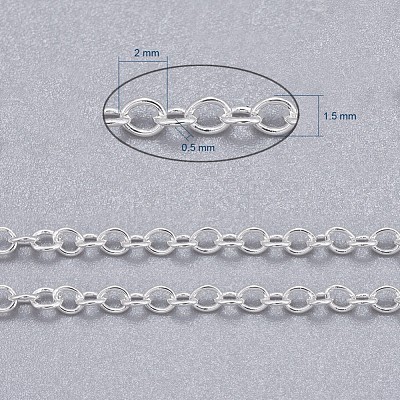Brass Cable Chains X-CHC-034Y-S-1