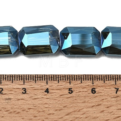 Electroplated Glass Beads EGLA-H002-A-16-1