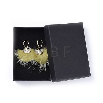 Brass Dangle Earrings EJEW-JE03395-1