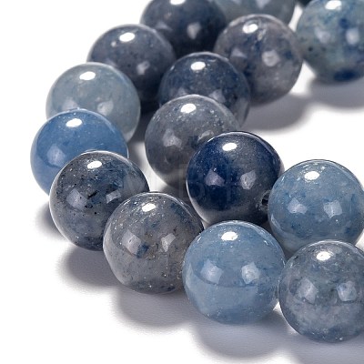 Dyed & Heated Natural Blue Aventurine Beads X1-G-F380-8mm-1