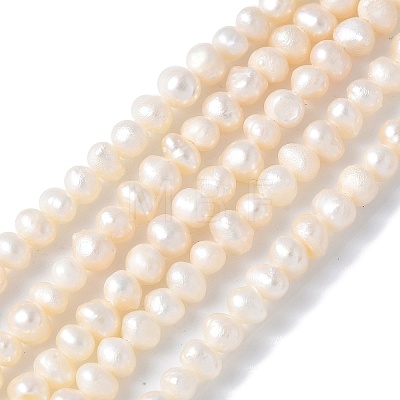 Natural Cultured Freshwater Pearl Beads Strands PEAR-I007-07L-01-1