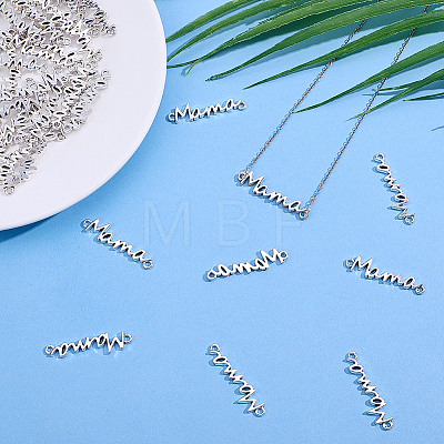 80Pcs Mother's Day Tibetan Style Alloy Links/Connectors FIND-ME0004-13-1