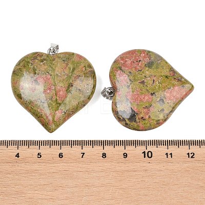 Natural Unakite Pendants GG-K002-04S-1