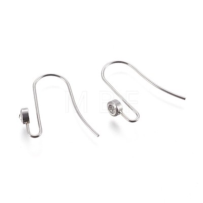 304 Stainless Steel Earring Hooks X-STAS-P237-14P-1