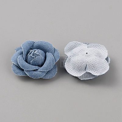 Denim Cloth Flowers DIY-WH0409-39A-1