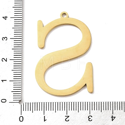 304 Stainless Steel Pendants STAS-C157-01G-S-1