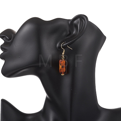 Lampwork Dangle Earrings EJEW-JE06834-1