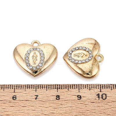 Alloy Rhinestone Pendants FIND-N008-26KCG-1