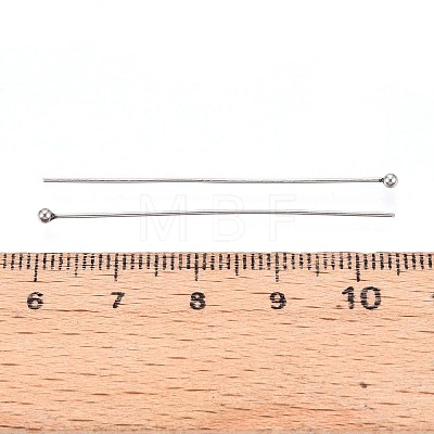304 Stainless Steel Head Pins STAS-T065-45mm-20P-1