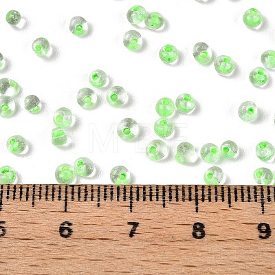 8/0 Inside Colours Transparent Glass Seed Beads X1-SEED-T007-06D-1