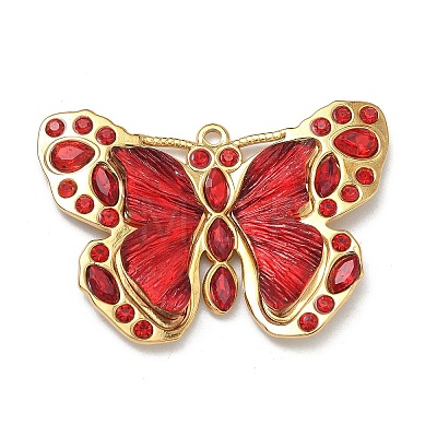 304 Stainless Steel Resin Pendants STAS-C174-18G-04-1