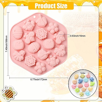 Bee Theme Silicone Molds ST-CJ0043-063-1