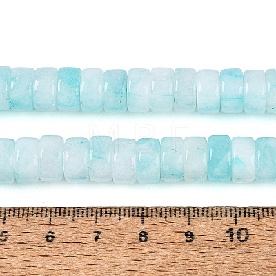 Dyed Natural White Jade Beads Strands G-T143-17C-1