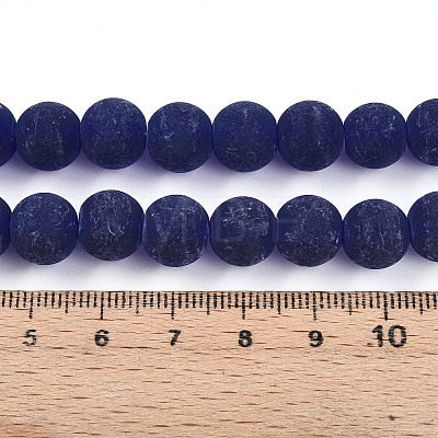 Transparent Glass Beads Strands X-GLAA-T032-T10mm-MD15-1