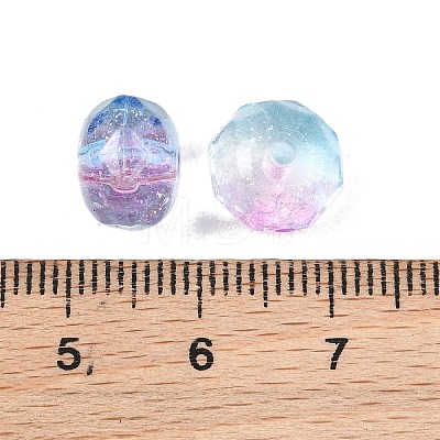 Two-Tone Transparent Acrylic Beads AC-CBAE44E-01A-06-1