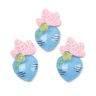 Translucent Resin Cabochons LS-RESI-XCP0002-68A-1