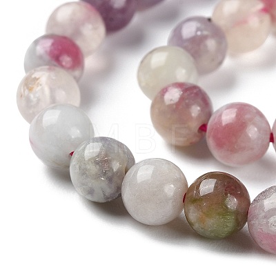 Natural Cherry Blossom Tourmaline Beads Strands G-Q1001-A04-01-1