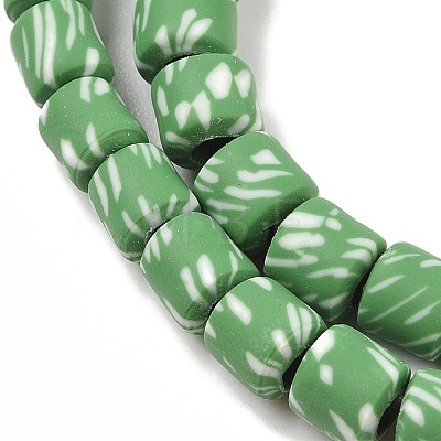 Handmade Polymer Clay Beads Strand CLAY-Z002-01E-1