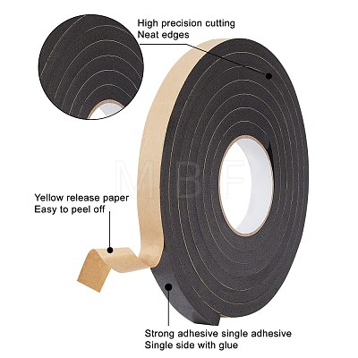 Strong Adhesion EVA Sponge Foam Rubber Tape TOOL-WH0080-87F-1