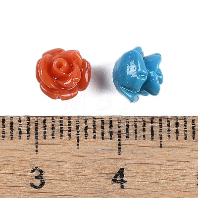 Synthetic Coral Carved Beads CORA-C003-15-1