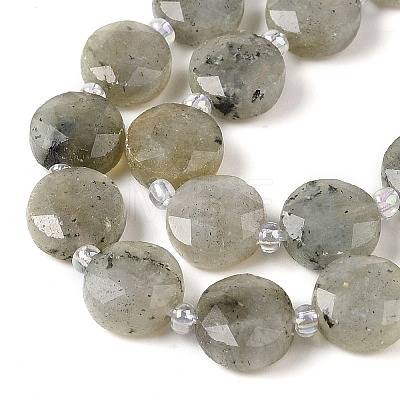 Natural Labradorite Bead Strands G-C116-A10-01-1