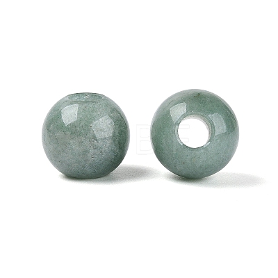 Natural Green Aventurine European Beads G-Q602-09B-05-1