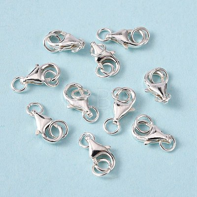 925 Sterling Silver Lobster Claw Clasps STER-I010-13mm-1